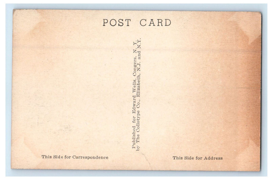 c1940s Trinity Church, Lenox Massachusetts MA Unposted Vintage Postcard