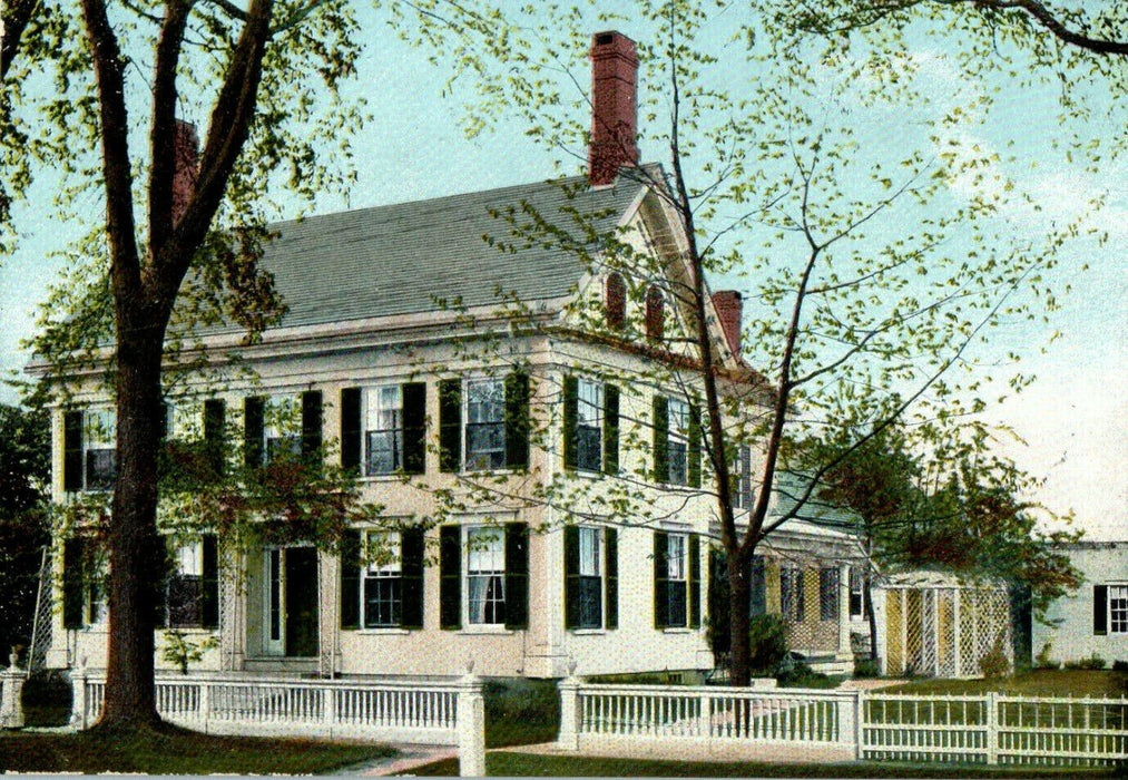 1906 The House Uncle Tom's Cabin is Written, Brunswick Maine ME Postcard