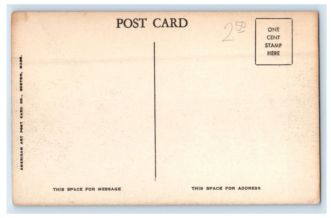 c1910 St. Mary's High School, Milford Massachusetts MA Antique Postcard