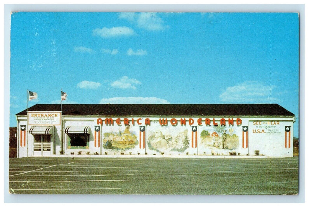 1962 America Wonderland Penna Dutch County Star Tannery Pennsylvania PA Postcard