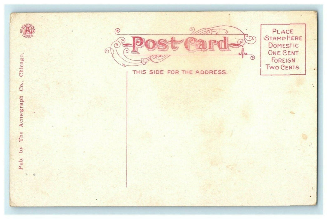 One of Many Pretty Parks Winona Minnesota Circa 1910 Vintage Antique Postcard