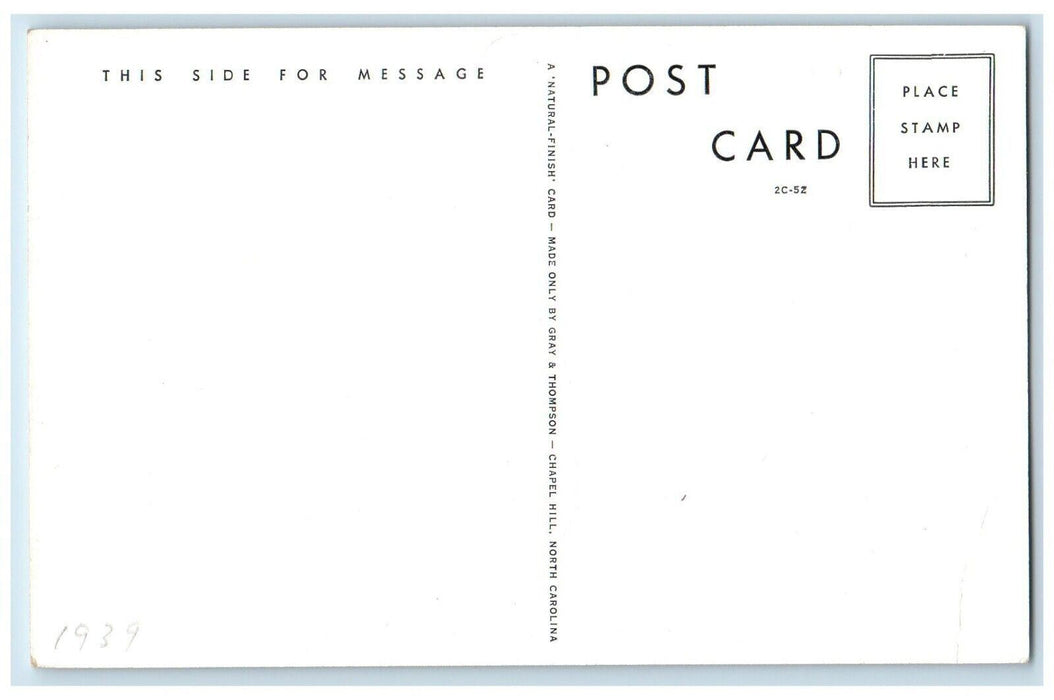c1940 Calvert Hall Sylvester Hall University Maryland Collage Park MD Postcard