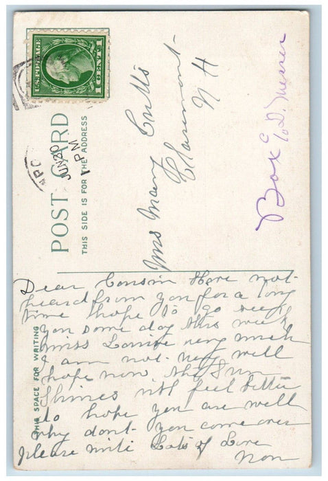 c1910's Fire Station Sunapee Street Newport New Hampshire NH Antique Postcard