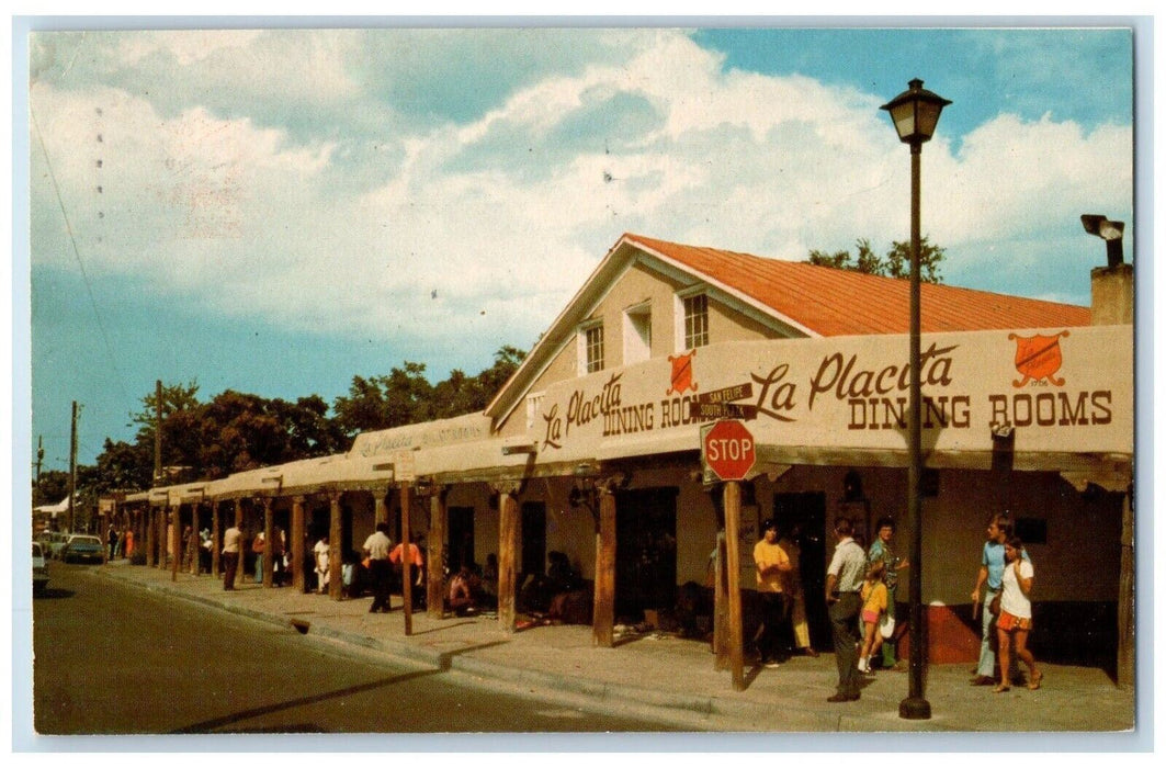 1978 La Placita Dining Rooms Old Town Plaza Albuquerque New Mexico NM Postcard