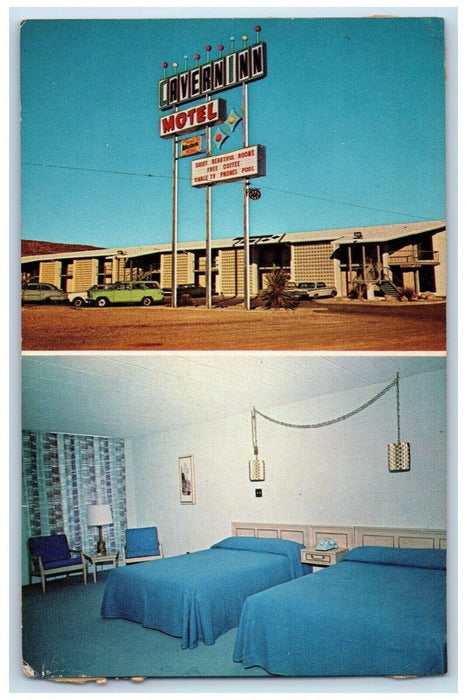 c1960 Cavern Inn Motel Carlsbad Caverns White's City New Mexico Vintage Postcard