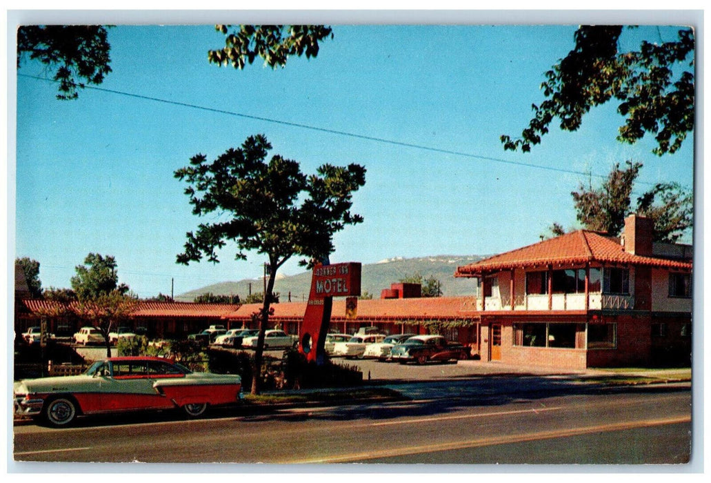 c1960's Entrance to Donner Inn Motel Reno Nevada NV Vintage Unposted Postcard