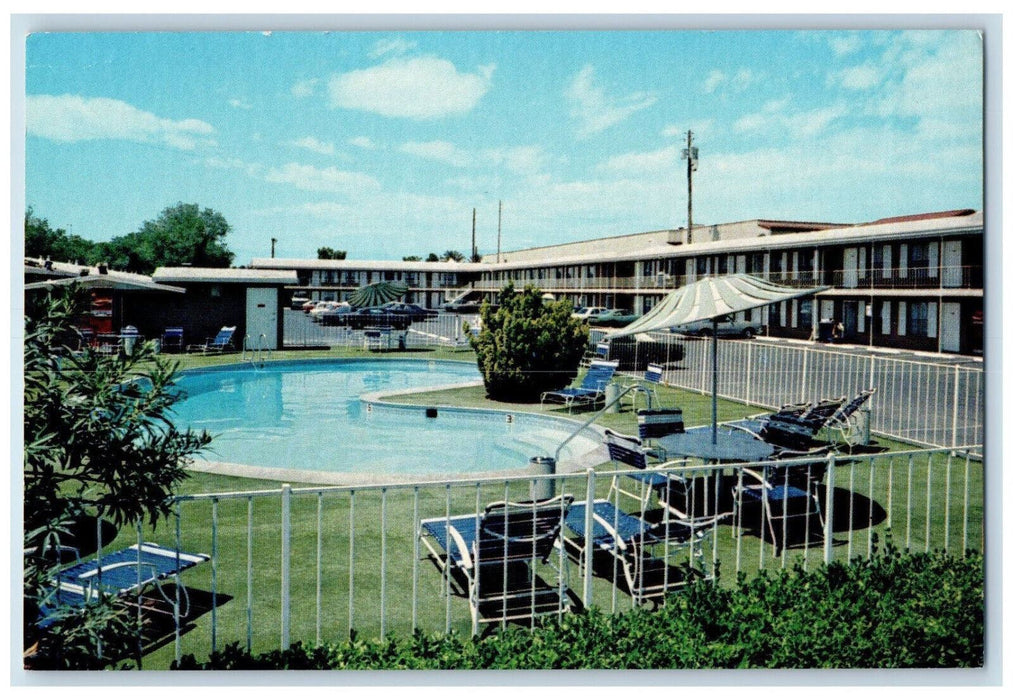 c1960's Rodeway Inn Las Vegas Boulevard Las Vegas Nevada NV Pool Postcard