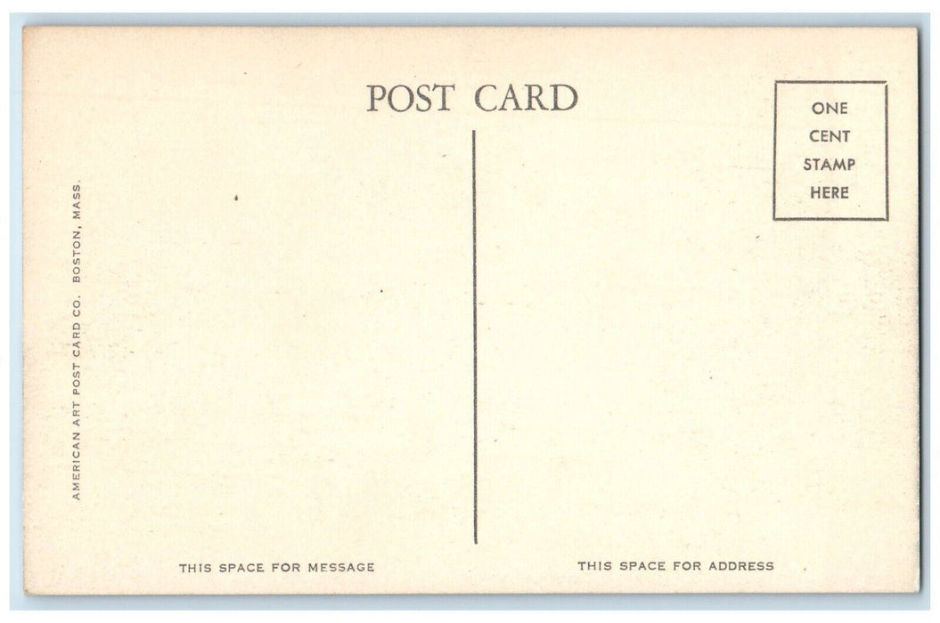 c1910's Post Office Building Scene Street Dover Foxcroft Maine ME Postcard
