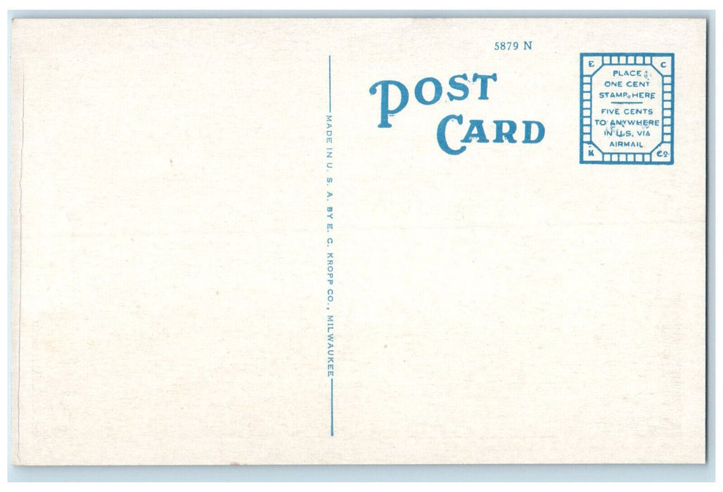 c1930's Post Office Hotel San Antonio Texas TX Vintage Unposted Postcard