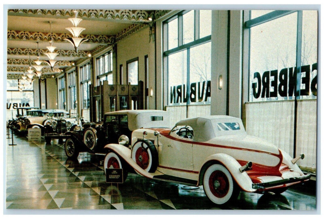 Interior Of The Beautiful Auburn Cord Duesenberg Museum Indiana IN Postcard