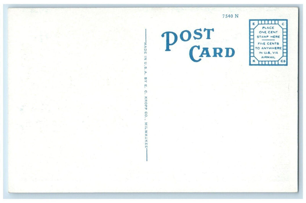 c1930's  Crowell Gifford Business Section Proctor Street Port Arthur TX Postcard