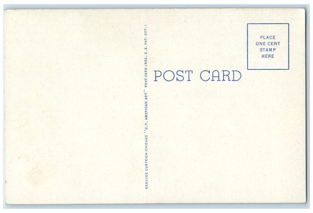 c1920's Cafe Drugstore Main Street Looking South Taylor Texas TX Postcard