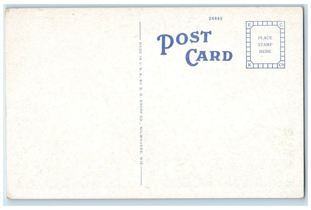 c1930's Wichita County Court House Wichita Falls Texas TX Postcard