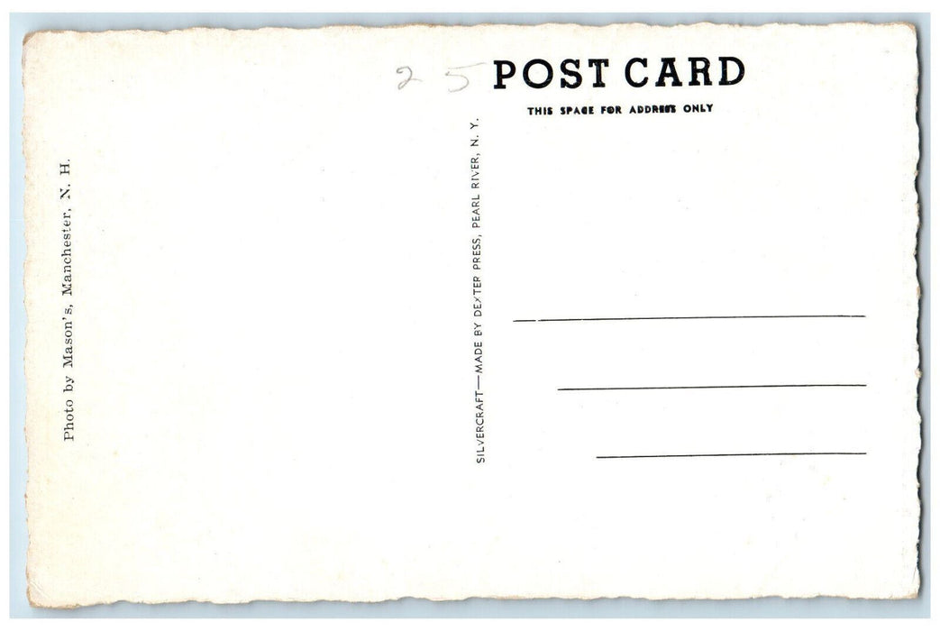 c1950's View of The Manchester Country Club New Hampshire NH Postcard