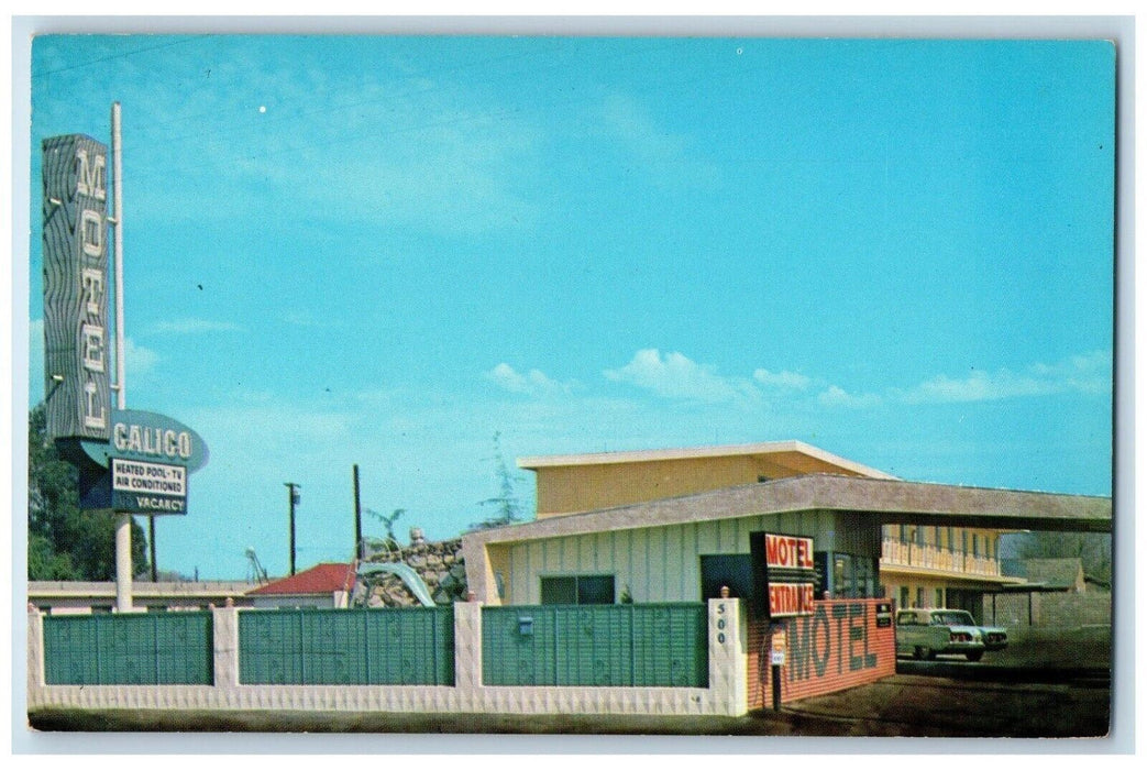 c1960 Calico Motel Exterior View Anaheim California CA Vintage Antique Postcard