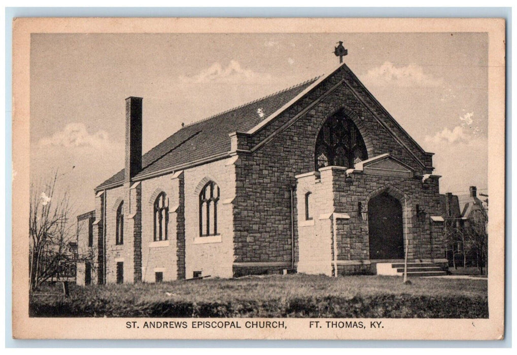 1926 St. Andrews Episcopal Church FT. Thomas Kentucky KY Posted Vintage Postcard