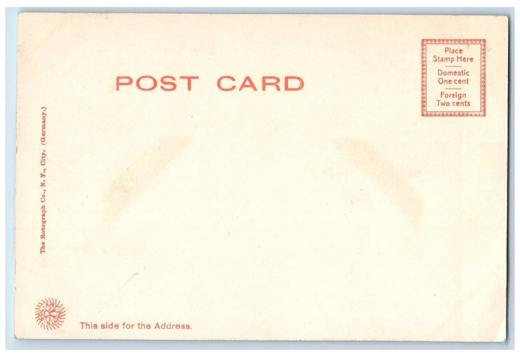 c1905 Congress Spring Park Saratoga New York NY Rotograph Antique Postcard
