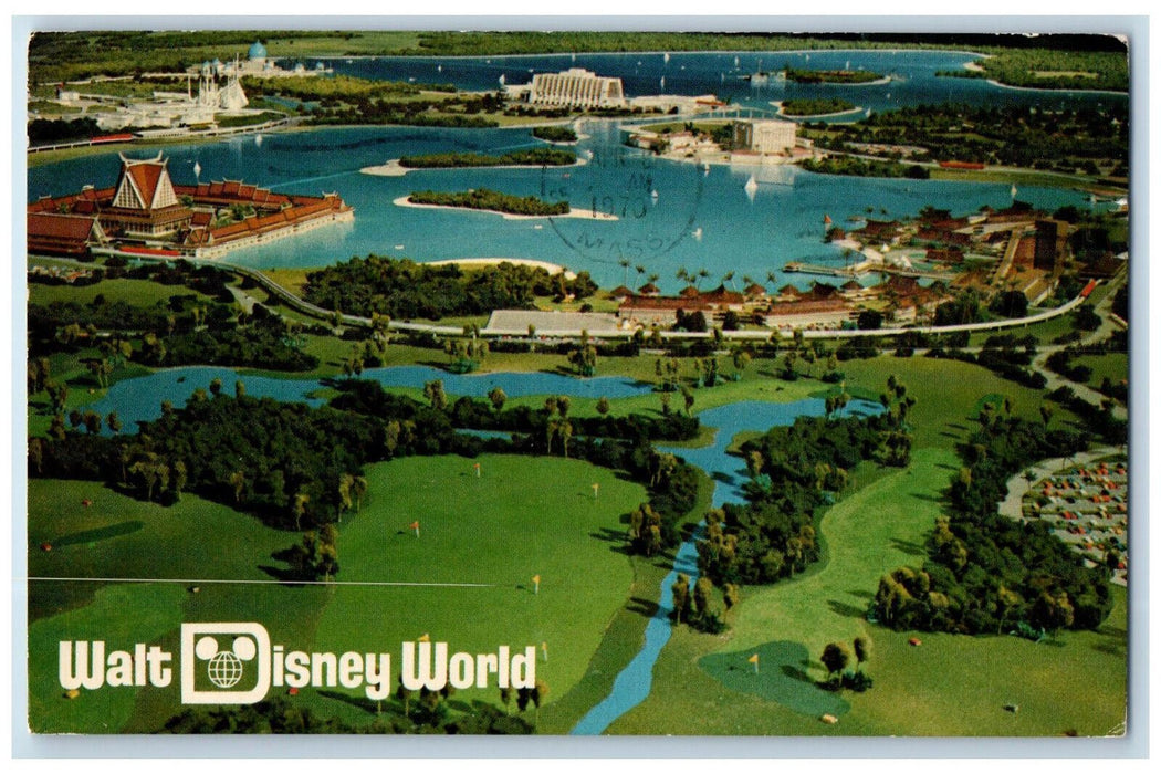 1970 A Complete Destination Resort Walt Disney World Orlando FL Postcard