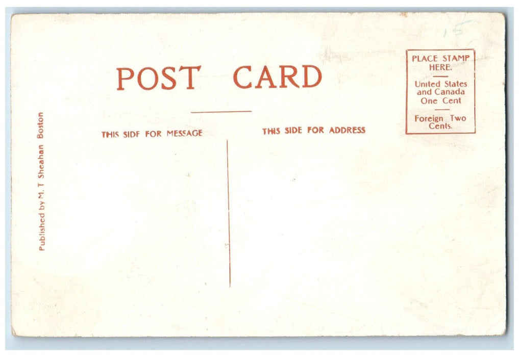 c1910's South Terminal Station Depot Boston Massachusetts MA Antique Postcard