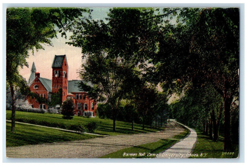 c1910's Barnes Hall Cornell University Ithaca New York NY Antique Postcard