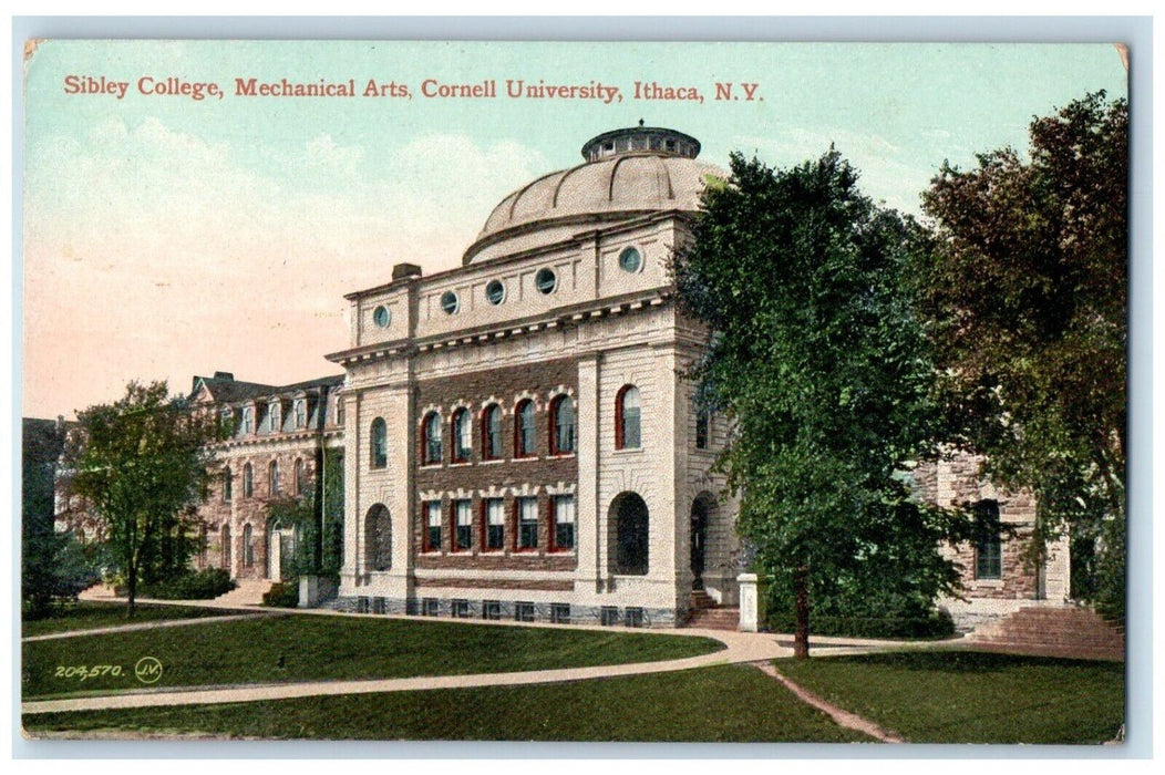 Sibley College Mechanical Arts Cornell University Ithaca New York NY Postcard