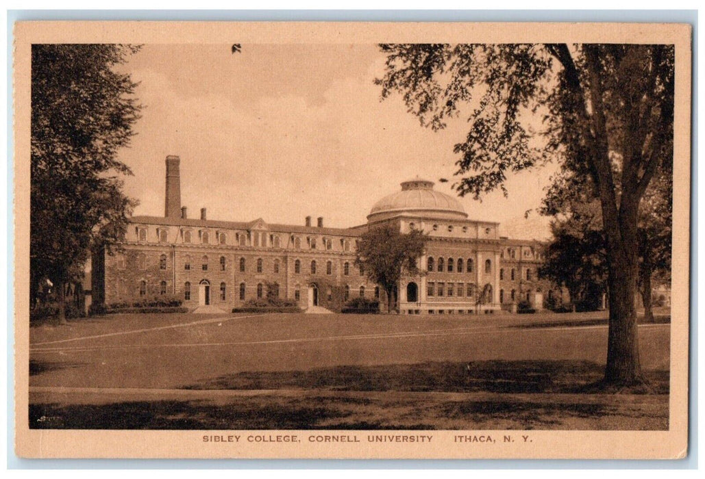 c1930's View Of Sibley College Cornell University Ithaca New York NY Postcard