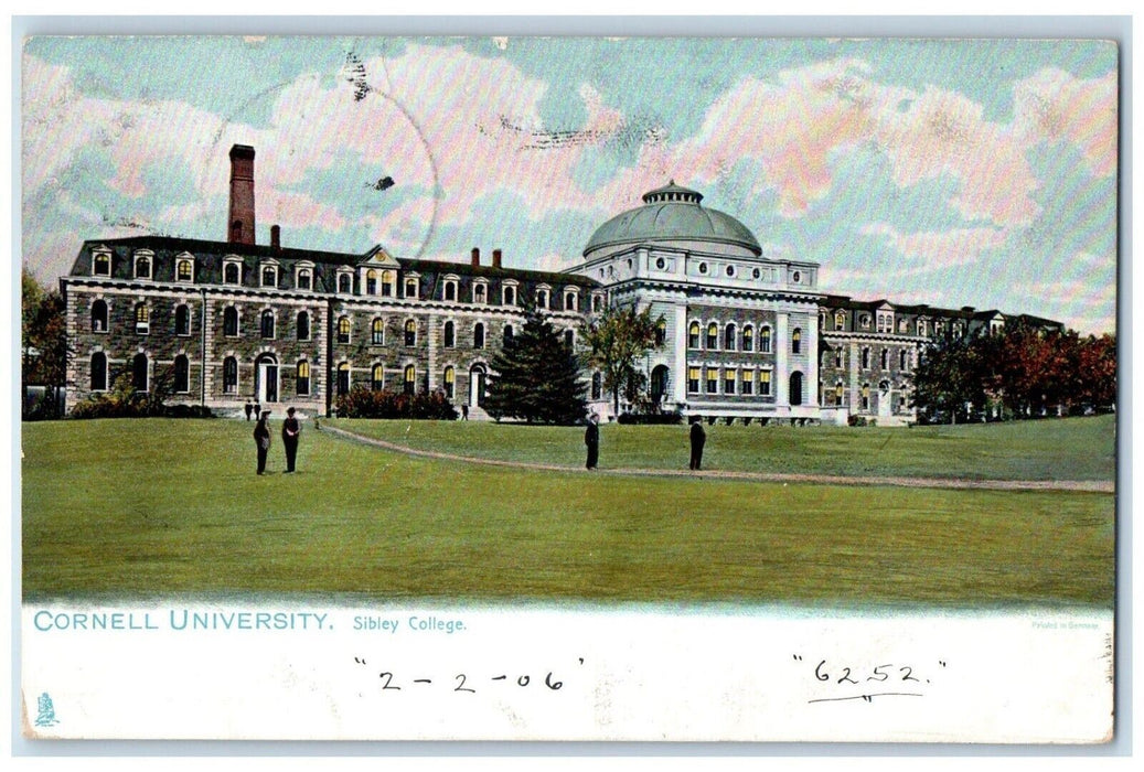 1906 Cornell University Sibley College Ithaca New York NY Tuck's Posted Postcard