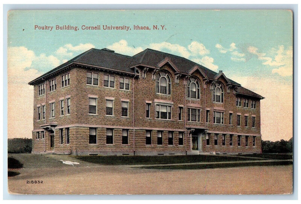 1914 Poultry Building Cornell University Building Ithaca New York NY Postcard