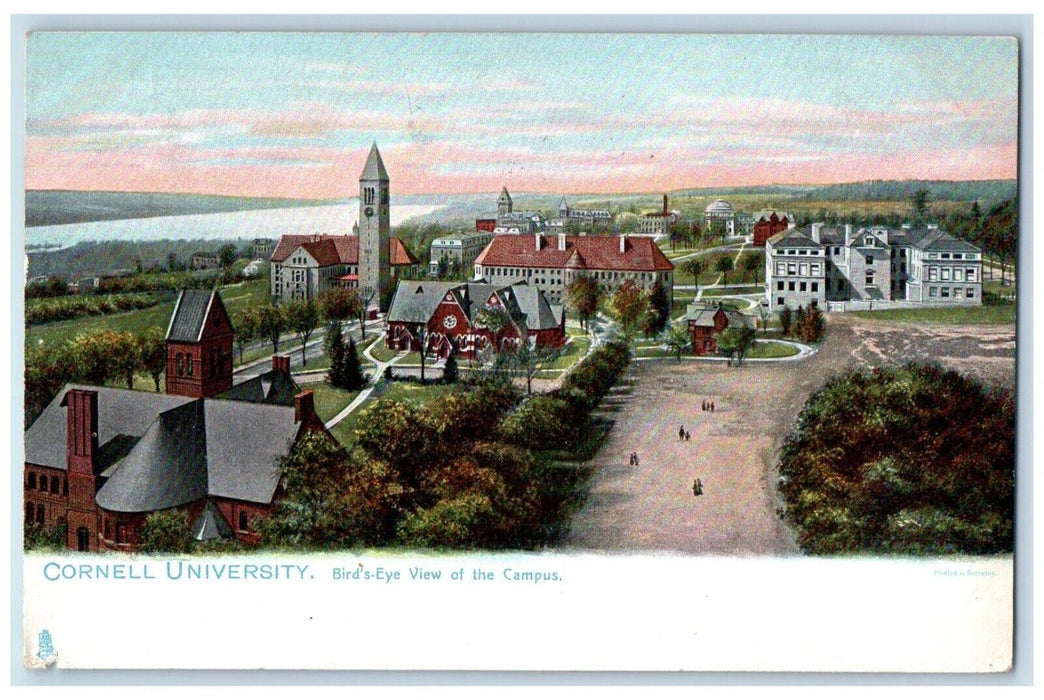 1908 Birds Eye View Of The Campus Cornell University Ithaca NY Tuck's Postcard