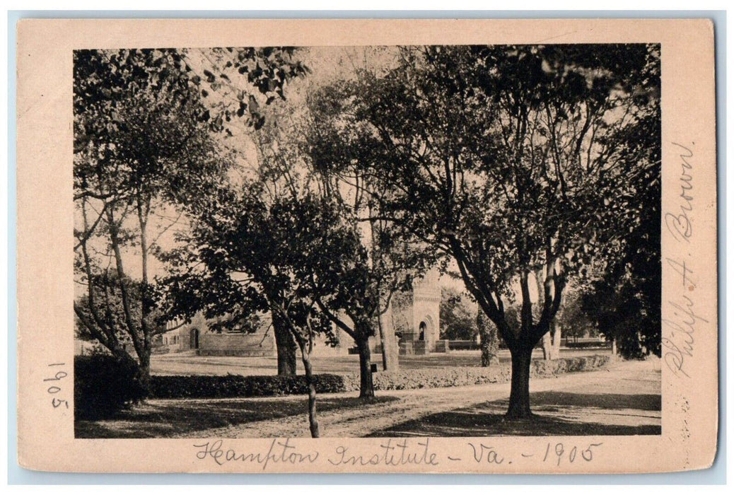 c1905 Hamilton Insitute Virginia VA Grayson County School Antique Postcard