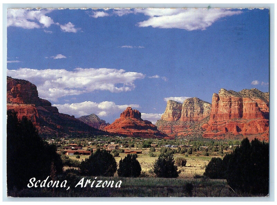 1992 View Of Sedona Grand Canyon Arizona AZ, Village Of Oak Creek Postcard