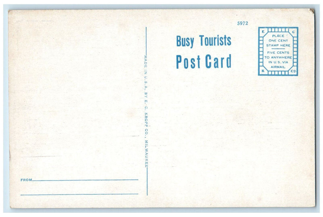 c1920's Jerome Hotel St. Joseph MO Busy Tourist's Correspondence Postcard