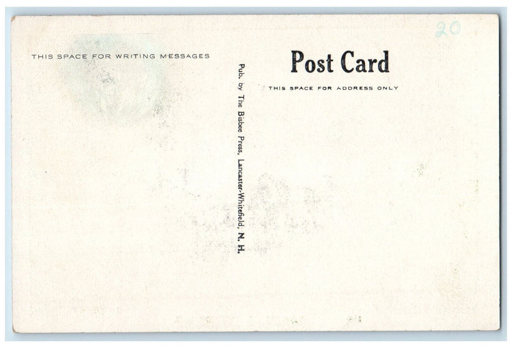 c1920's Establishments Seen at Main Street Groveton New Hampshire NH Postcard