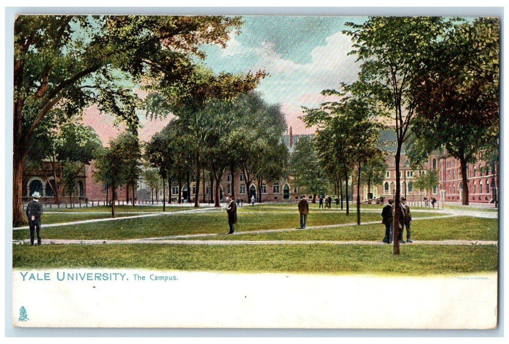 c1905 Campus Yale University Building Exterior New Haven CT Tuck Postcard