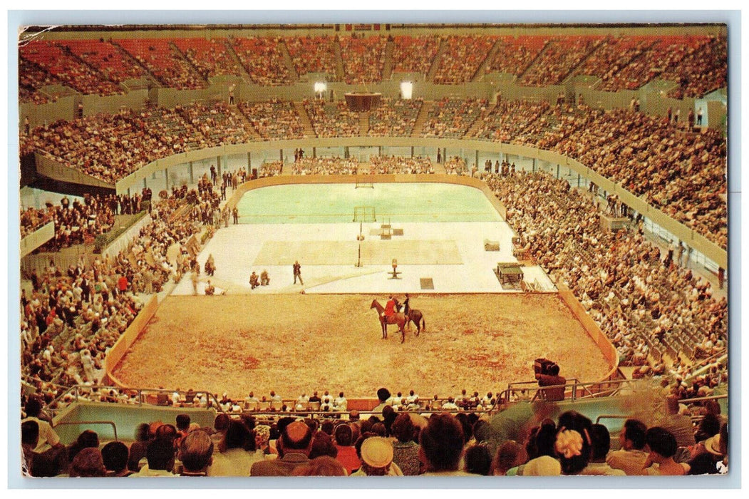 c1960's Horse Show at Los Angeles Memorial Sports Arena California CA Postcard