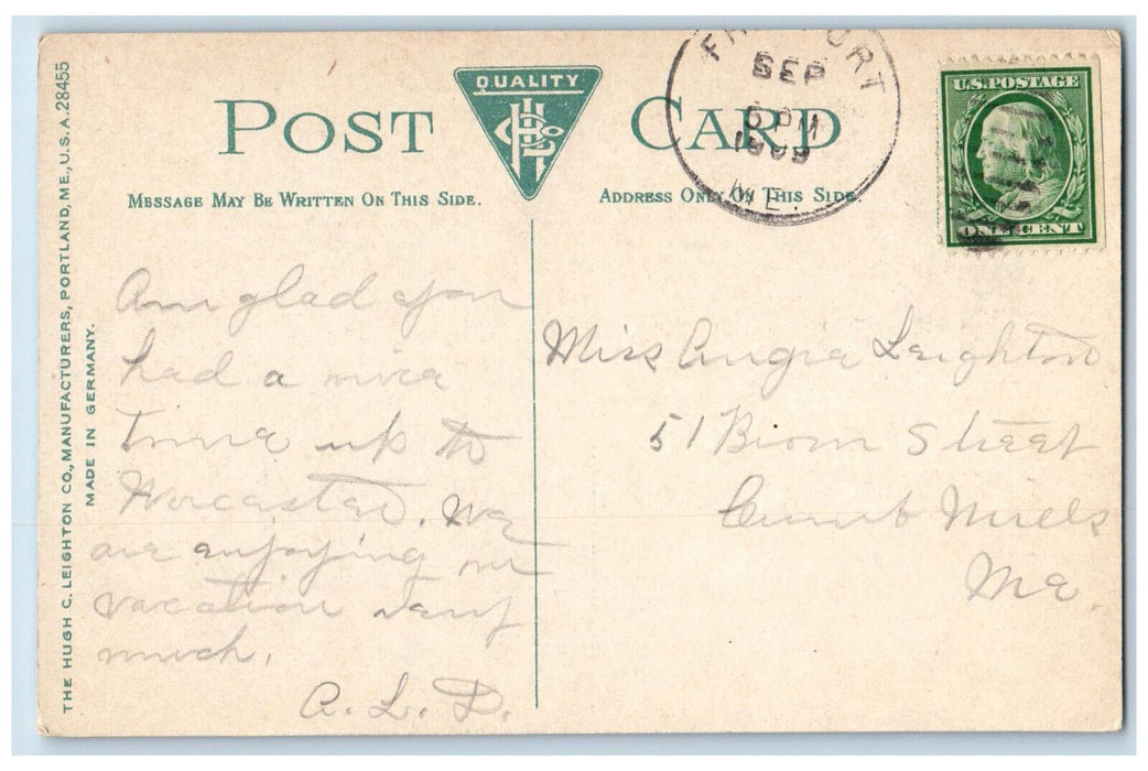 1909 James River Bridge and Lime Kilns General View Eagle Mountain VA Postcard