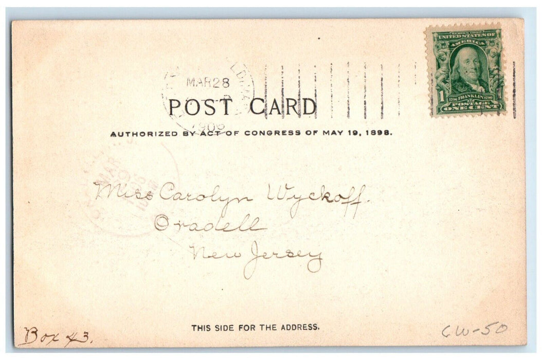 1906 Lover's Retreat East Northfield Massachusetts MA Posted Antique Postcard