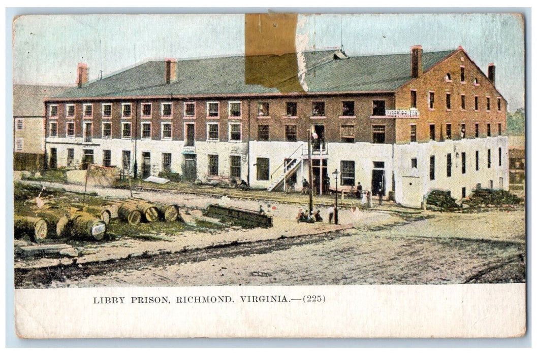 c1910 Libby Prison Building Named for Its Owner Richmond Virginia VA Postcard