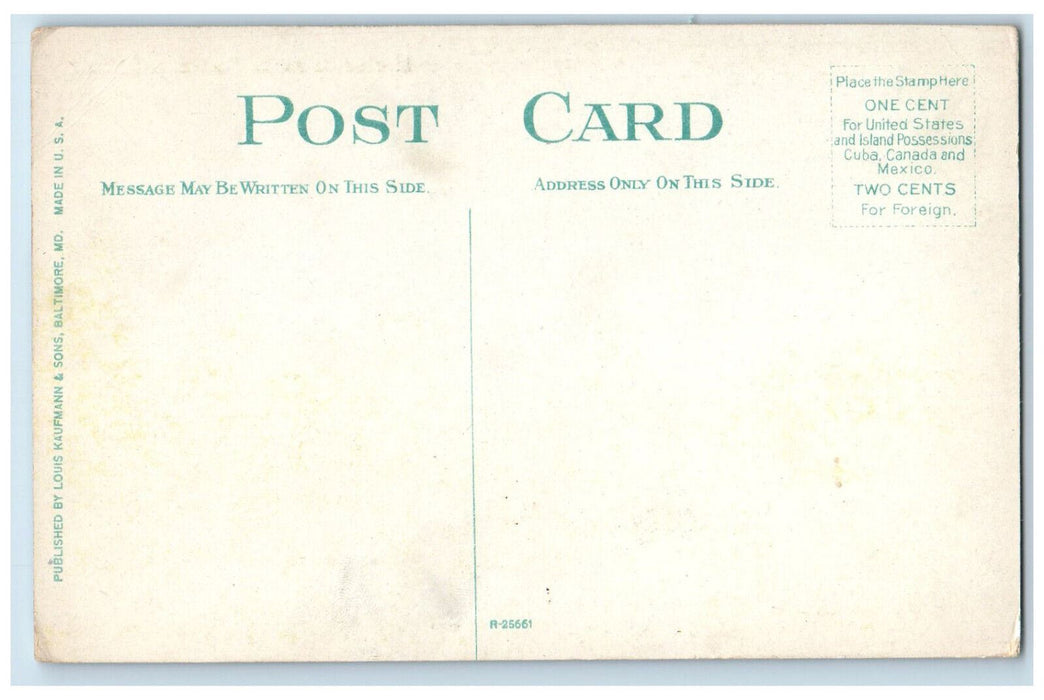 c1910 Marine Barracks Portsmouth Virginia VA Antique Unposted Postcard