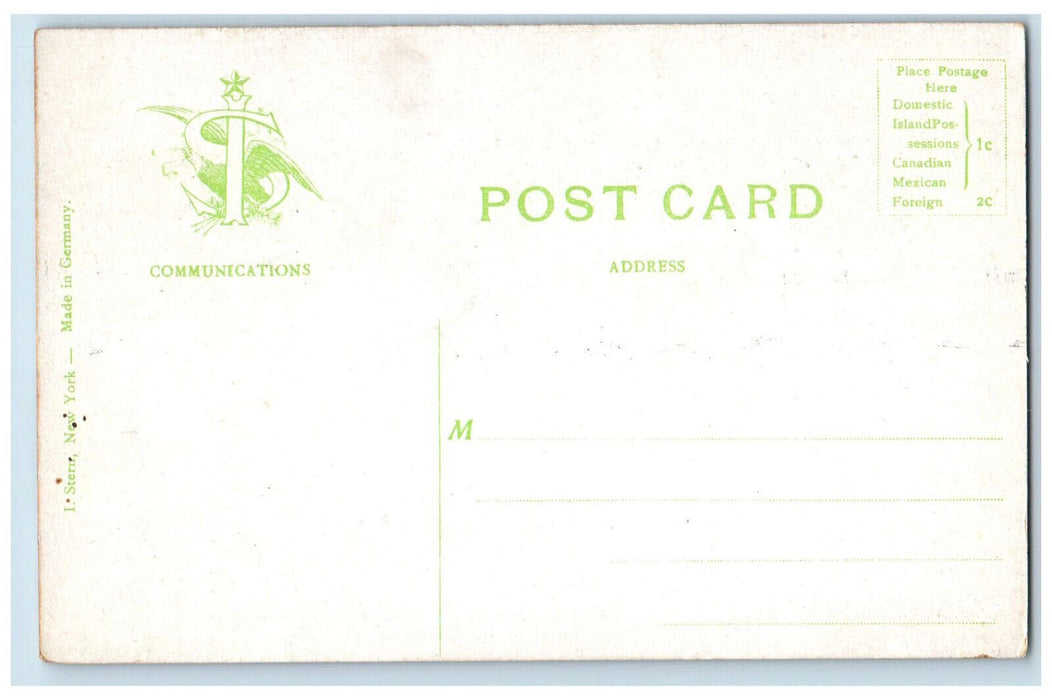 c1910 High Street Looking West Portsmouth Virginia VA Antique Unposted Postcard