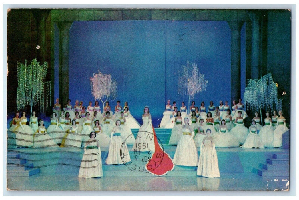 1961 Miss America Pageant At Atlantic City New Jersey NJ Posted Vintage Postcard