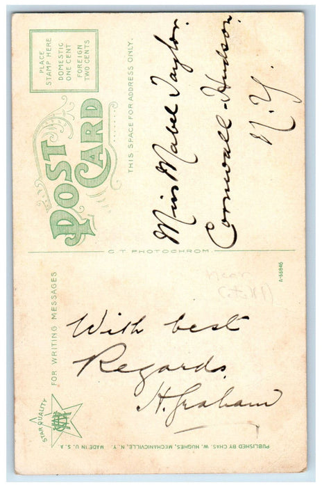c1910 La Belle Falls Kaaterskill Clove Palenville Catskill Mountains NY Postcard