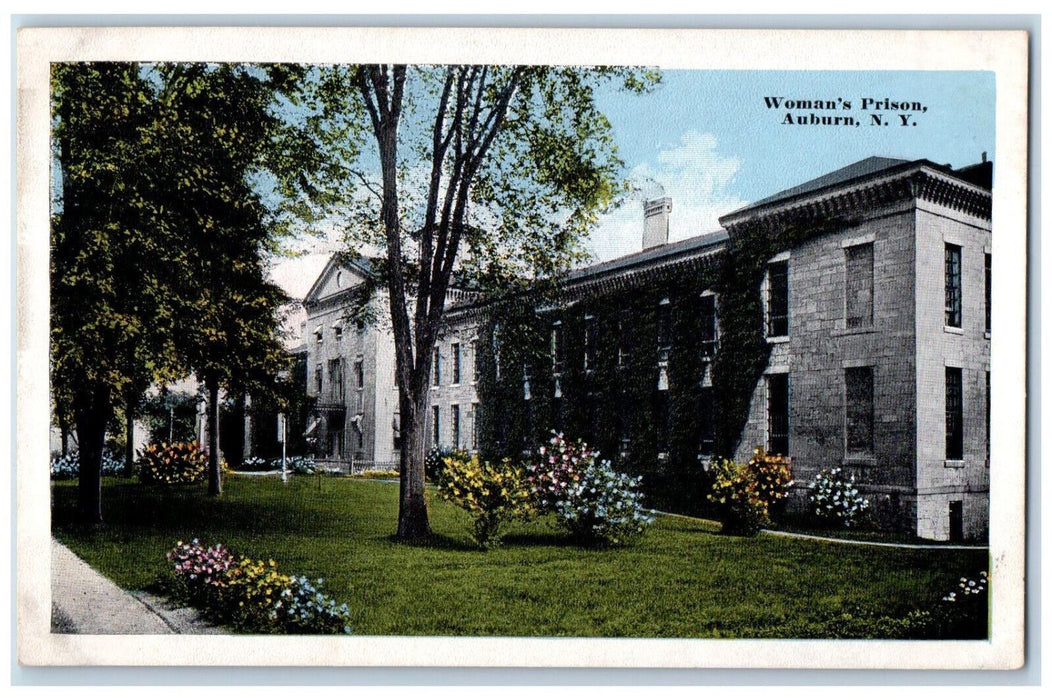 c1920's Woman's Prison Auburn New York NY Antique Unposted Postcard