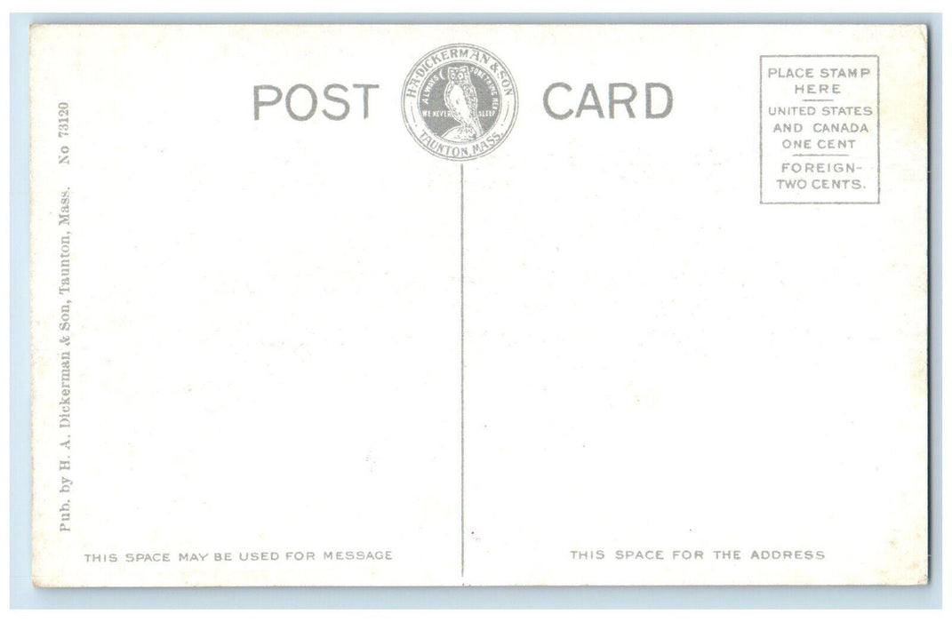 c1910 Kendall Lane Provincetown Massachusetts MA Antique Unposted Postcard