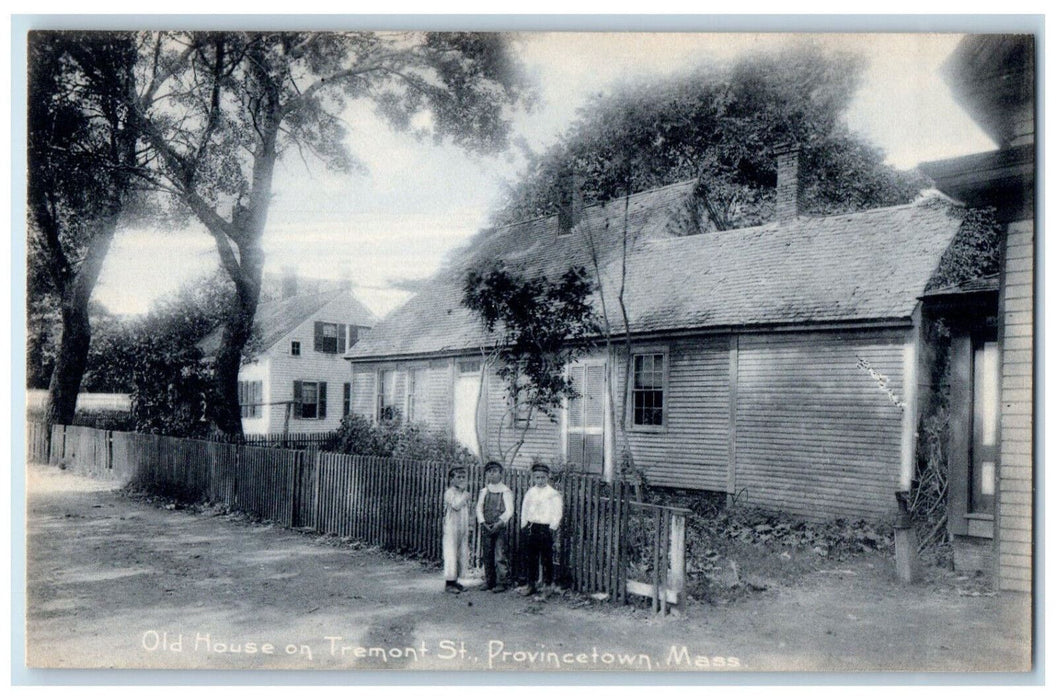 c1905 Old House on Tremont Street Provincetown Massachusetts MA Postcard
