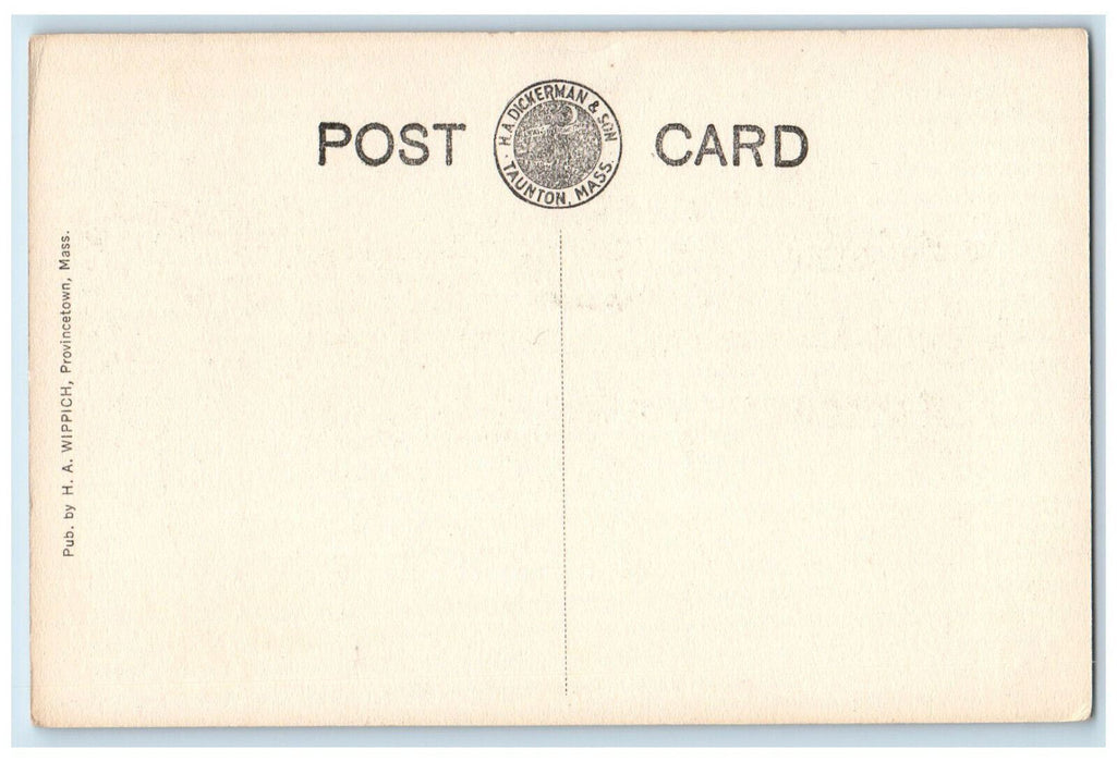 c1950's Street View Provincetown Massachusetts MA Vintage Unposted Postcard