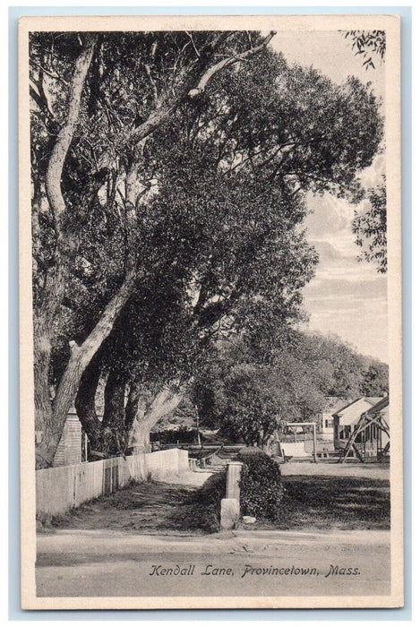 c1950's Swing Scene at Kendall Lane Provincetown Massachusetts MA Postcard