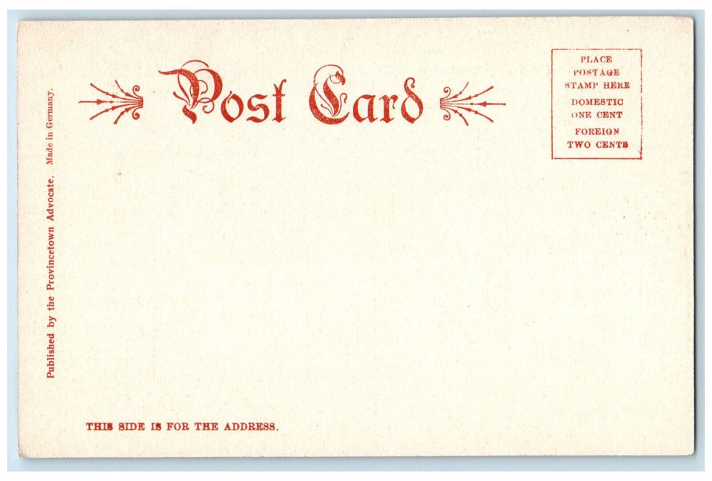 c1905 Caught in the Ice, Provincetown Massachusetts MA Antique Postcard