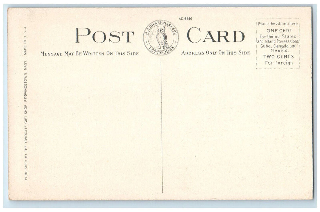 c1940's A Sketching Class Provincetown Massachusetts MA Vintage Postcard