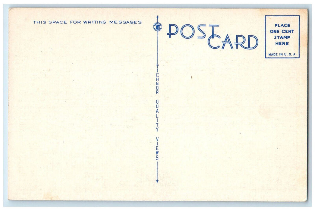 c1940's View of Quincy Square Adams Building Quincy Massachusetts MA Postcard